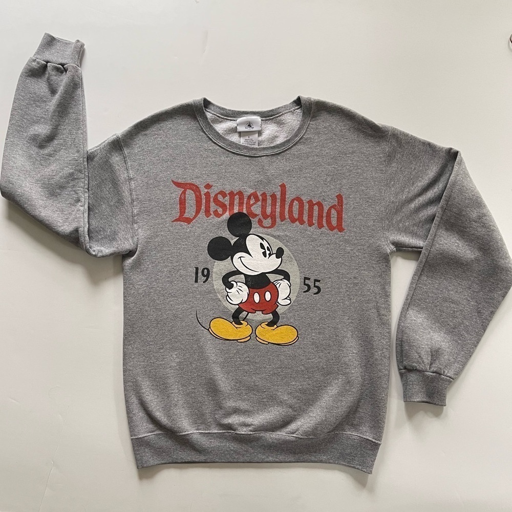 Vintage Disneyland Mickey Mouse 1955 Sweatshirt Gray S